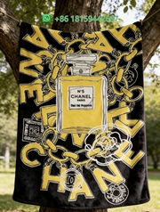 Chanel Throw Blankets